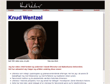 Tablet Screenshot of knudwentzel.dk